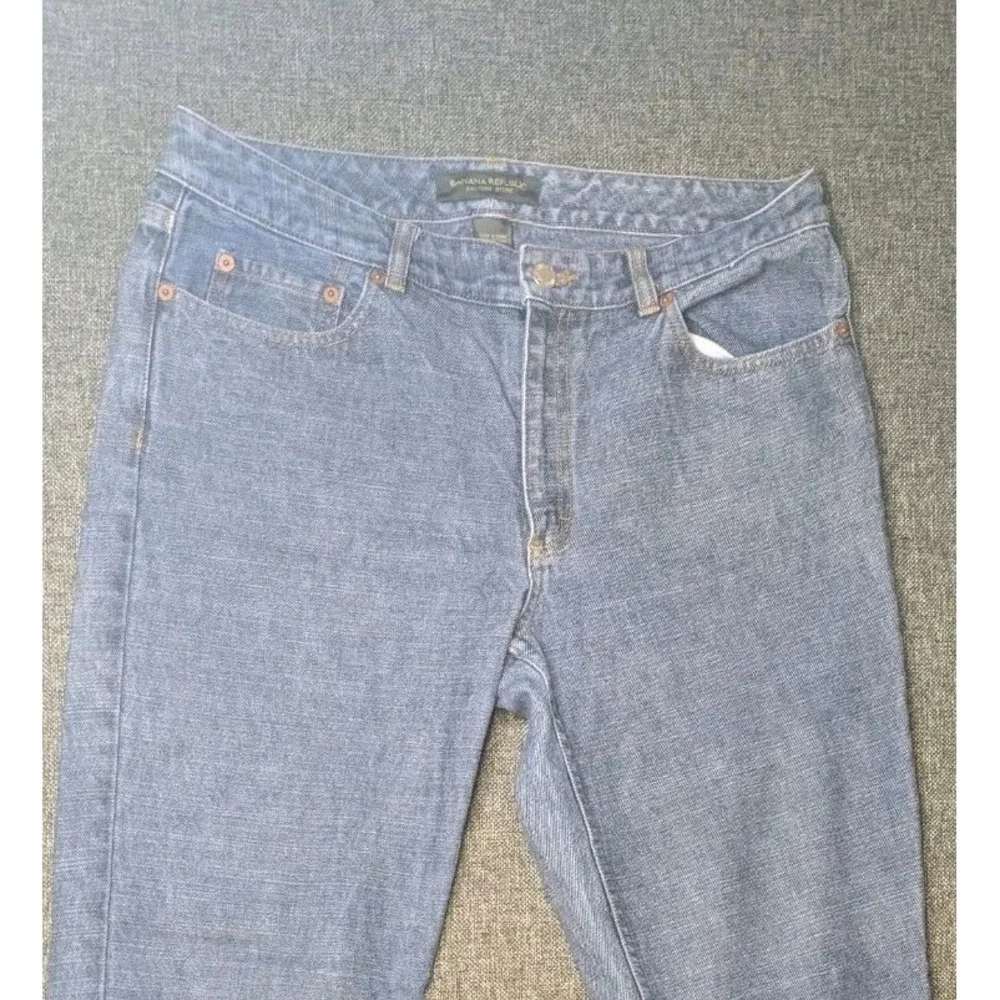 Banana Republic‎ Jeans Men's 36x30 Blue Denim Cotton Medium Wash Straight Pants